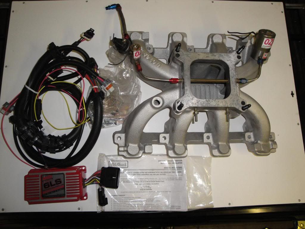 Edelbrock LS1 Carby conversion kit complete with Nitrous